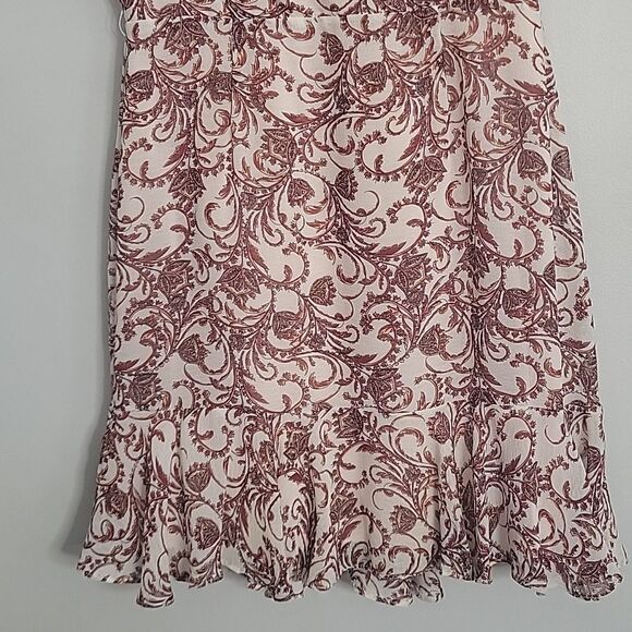 BB Dakota Twirl Win Faux Wrap Ruffle Hem Size 6 - Picture 5 of 13